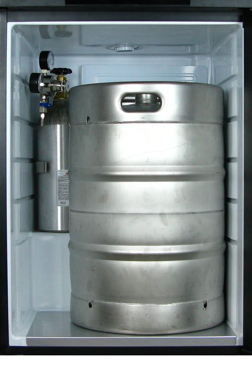 Kegco 24" Wide Triple Tap Black Kegerator - K209B-3NK - Wine Cooler City