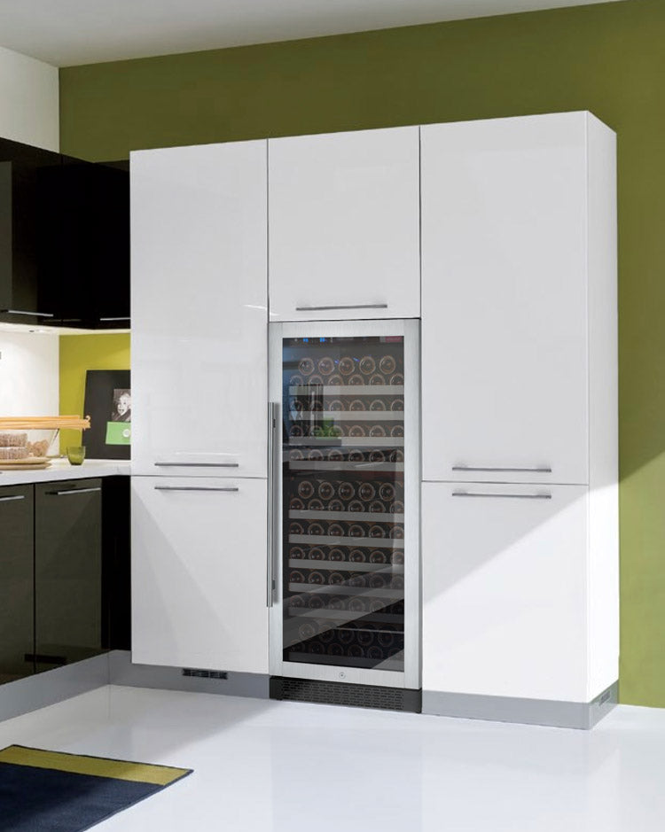 Allavino 24" Wide FlexCount II Tru-Vino 128 Bottle Single Zone Stainless Steel Right Hinge Wine Refrigerator - VSWR128-1SR20