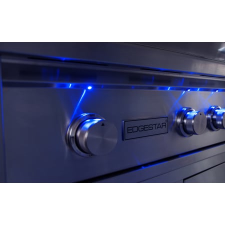 EdgeStar 89000 BTU 42 Inch Wide Natural Gas Built-In Grill with Rotisserie and LED Lighting - GRL420IBBNG - Wine Cooler City