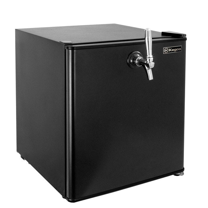 Kegco 17" Wide Draft Beer Single Tap Black Commercial/Residential Mini Kegerator Model: HK-46-DB