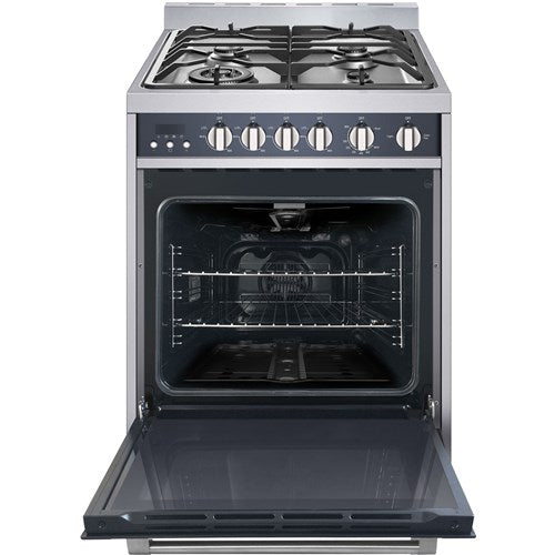 Magic Chef 24" Gas Freestanding Range, Convection Oven - Stainless - MCSRG24S