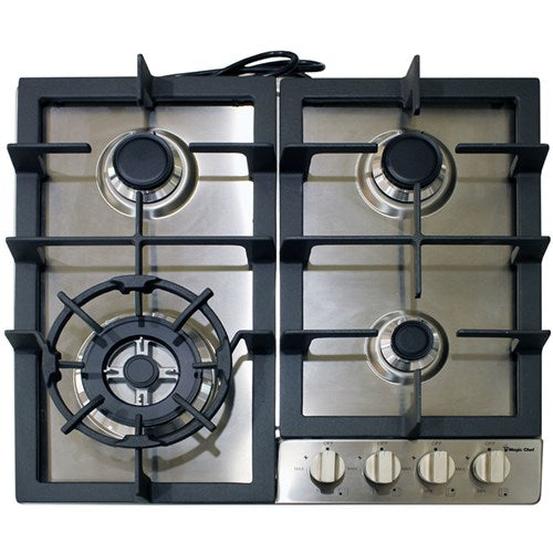 Magic Chef 24" Built In Gas Cooktop - Stainless - MCSCTG24S