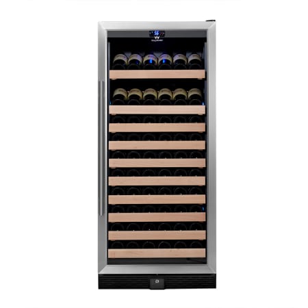 KingsBottle 24 inch Wide 98 Bottle Capacity Wine Cooler - KBU-100W-SS - Wine Cooler City