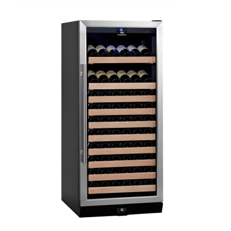 KingsBottle 24 inch Wide 98 Bottle Capacity Wine Cooler - KBU-100W-SS - Wine Cooler City