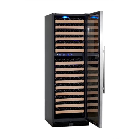 KingsBottle 24 inch Wide 164 Bottle Capacity Dual Zone Wine Cooler - KBU-170D-SS - Wine Cooler City