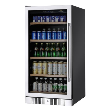 KingsBottle 24 inch Wide 334 Can Capacity Beverage Center - KBU-270B - Wine Cooler City