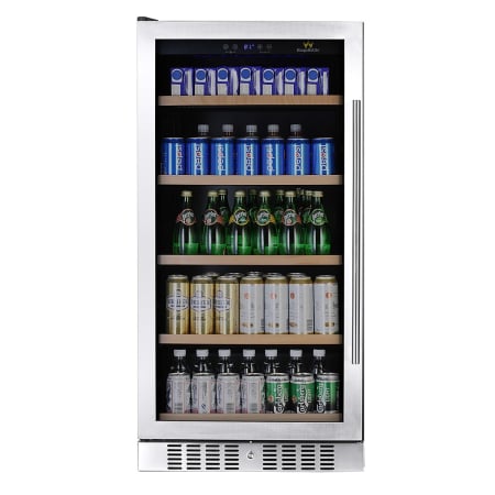 KingsBottle 24 inch Wide 334 Can Capacity Beverage Center - KBU-270B - Wine Cooler City