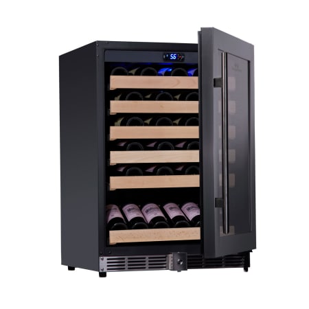 KingsBottle 24 inch Wide 46 Bottle Capacity Wine Cooler - KBU-50W-FG - Wine Cooler City