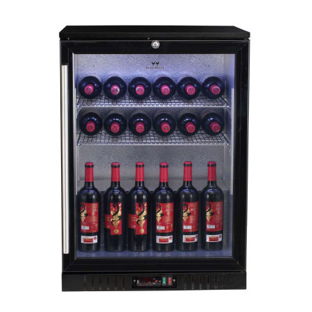 KingsBottle 24 inch Wide 160 Can Capacity Beverage Center - KBU-55-BP - Wine Cooler City