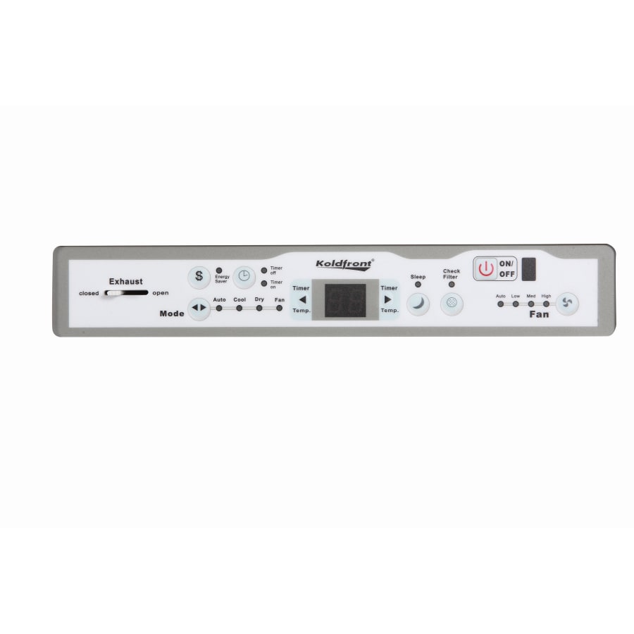 Koldfront 10000 BTU 115V Casement Air Conditioner with Dehumidifier and Remote Control - CAC10000W