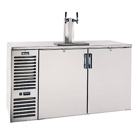 Krowne 60" Two Door Draft Beer Cooler - DB60L-SSS - Wine Cooler City