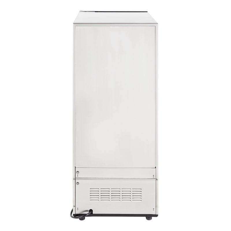 Landmark 15 Inch Wide 63 Can Capacity Beverage Cooler with alternating (Blue, White, Amber) LED lighting, Door Alarm, Touch Control Panel and Lockable Right Hinged Door - L3015UI1BSG-RH