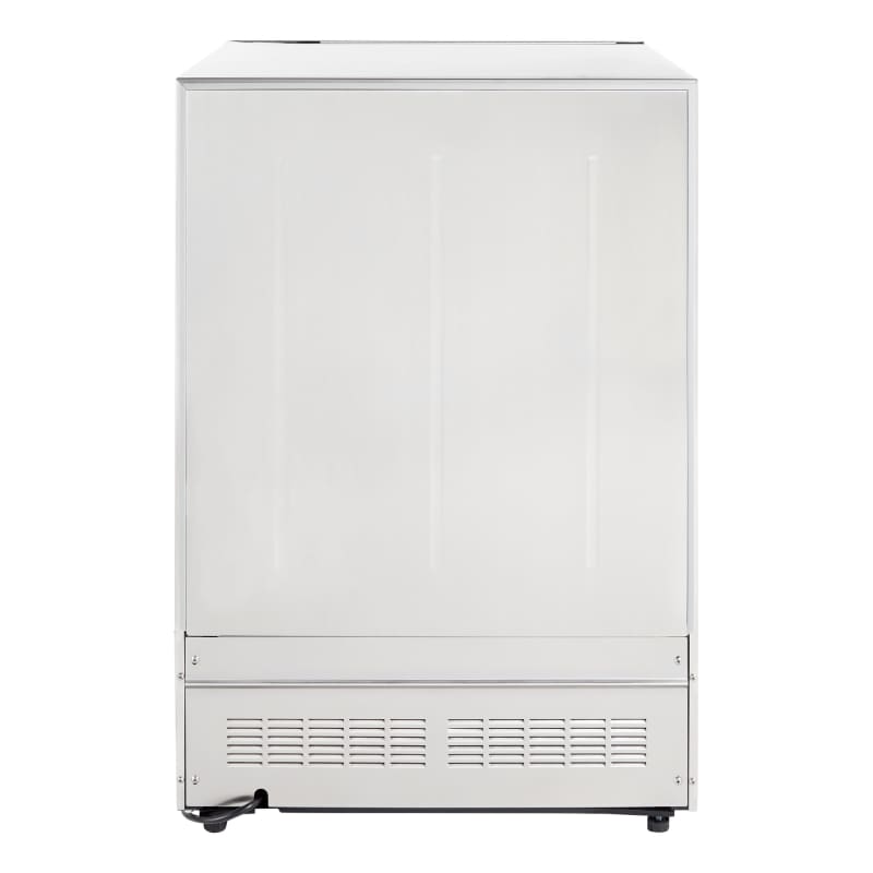Landmark 24 Inch Wide 147 Can Capacity Beverage Cooler with Alternating (Blue, White, Amber) LED lighting, Door Alarm, Touch Control Panel and Lockable Left Hinged Door - L3024UI1BPR-LH