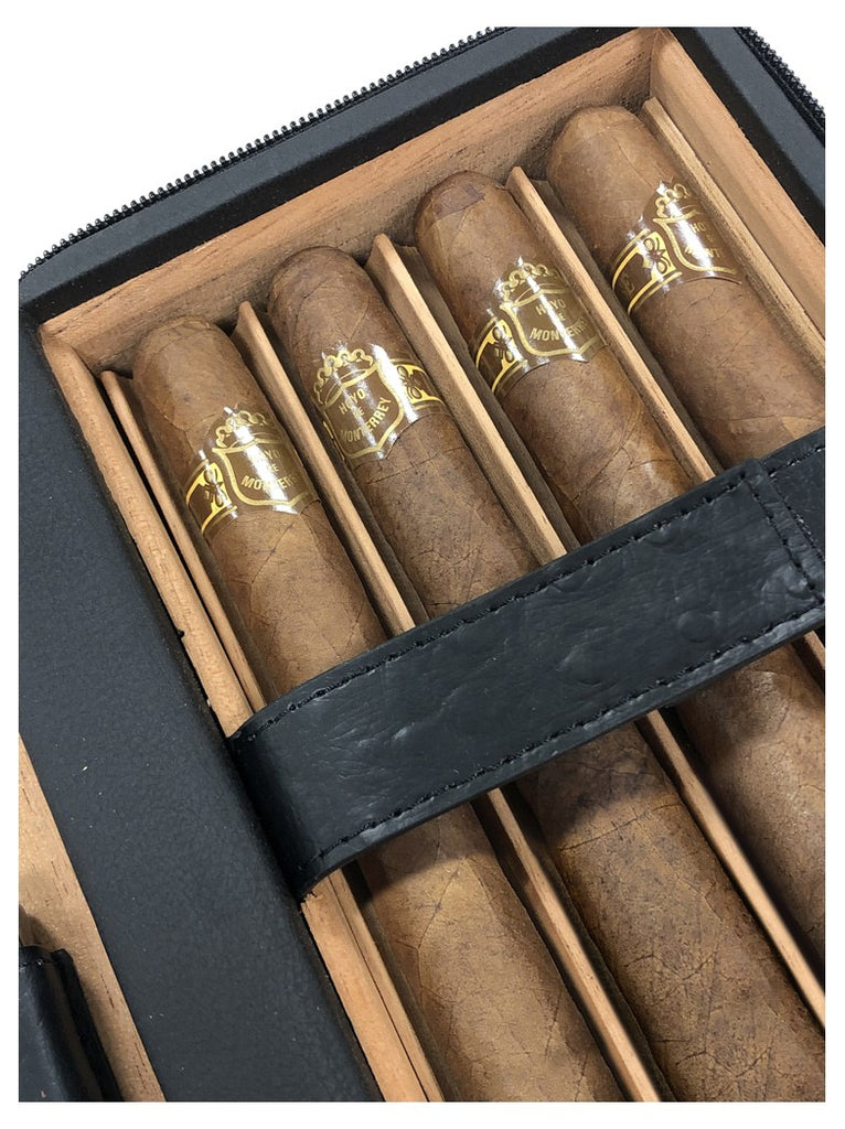 Prestige Import Group Manhattan Black Travel Cigar Humidor