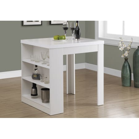 Monarch Specialties I 1345 35 Inch Wide Wood Bar Table - Wine Cooler City