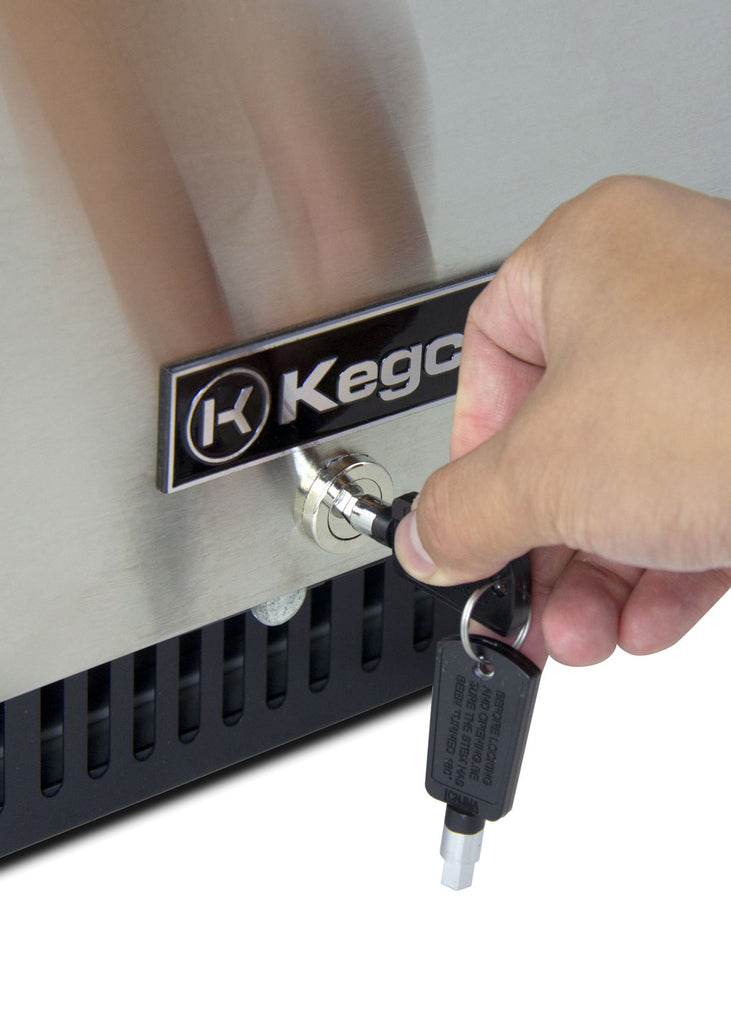 Kegco 15" Wide Cold Brew Coffee Single Tap Stainless Steel Commercial Kegerator - ICS15BSRNK