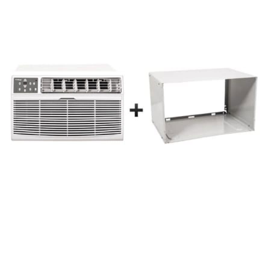 Koldfront 14000 BTU 230 Volt Through-the-Wall Air Conditioner and Wall Sleeve with Sleep Mode and Remote Control - WTC14012WCO230VSLV