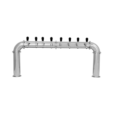 UBC 8 Faucet Arcadia Stainless Beer Tower - Glycol Cooled - AC228-8 - Wine Cooler City