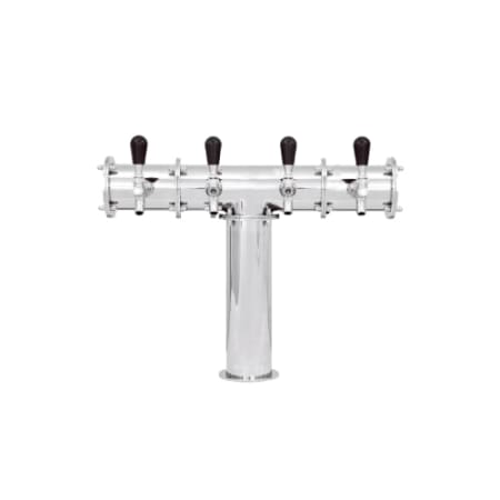 UBC 4 Faucet Terra Stainless Beer Tower - Glycol Cooled - TR230-4 - Wine Cooler City