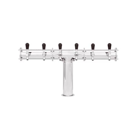 UBC 6 Faucet Terra Stainless Beer Tower - Glycol Cooled - TR263-6 - Wine Cooler City