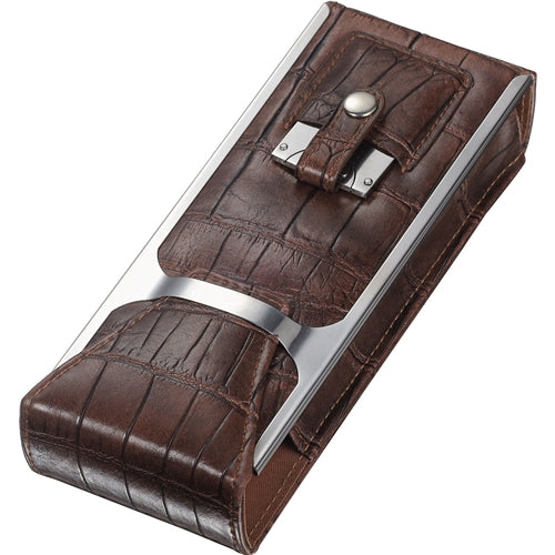 Visol Alton Brown Leather Cigar Case - Wine Cooler City