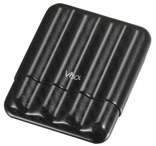 VISOL LANDON CARBON FIBER MINI CIGAR CASE - VCASE785