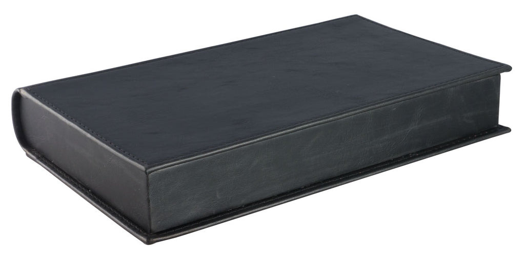 Visol Folio Black Leather Travel/Desktop Humidor Set - Holds 5 Cigars - Wine Cooler City