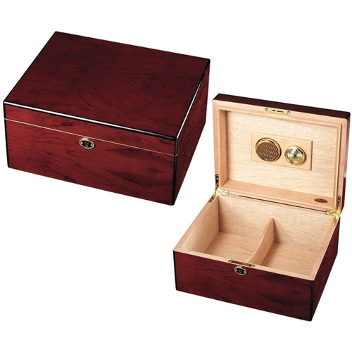 Visol Rosewood Cigar Humidor - Holds 50 Cigars - Wine Cooler City