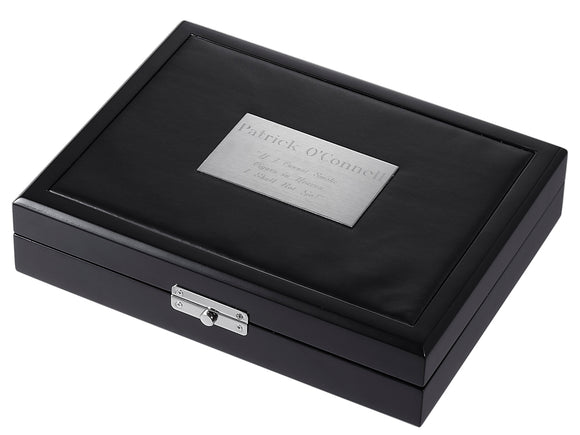 Visol Drako Black Travel Cigar Humidor - Holds 19 Cigars - Wine Cooler City