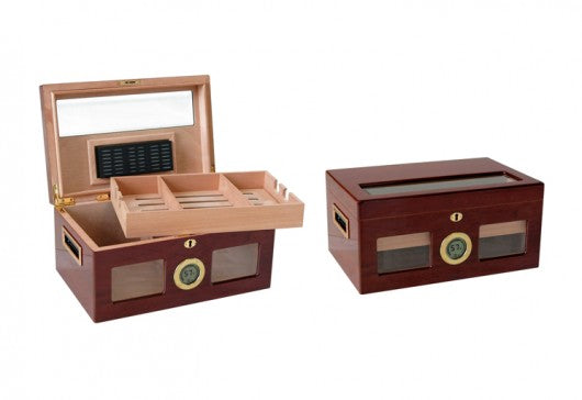 The Valencia Digital Lacquer Humidor by Prestige Import Group