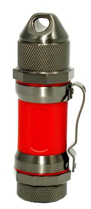 Visol Storm Gunmetal / Red High Altitude Windproof Lighter - Wine Cooler City