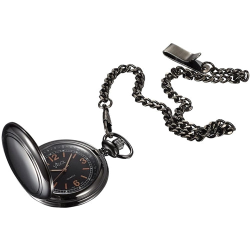 Visol Diesel Gun Metal Pocket Watch - Wine Cooler City