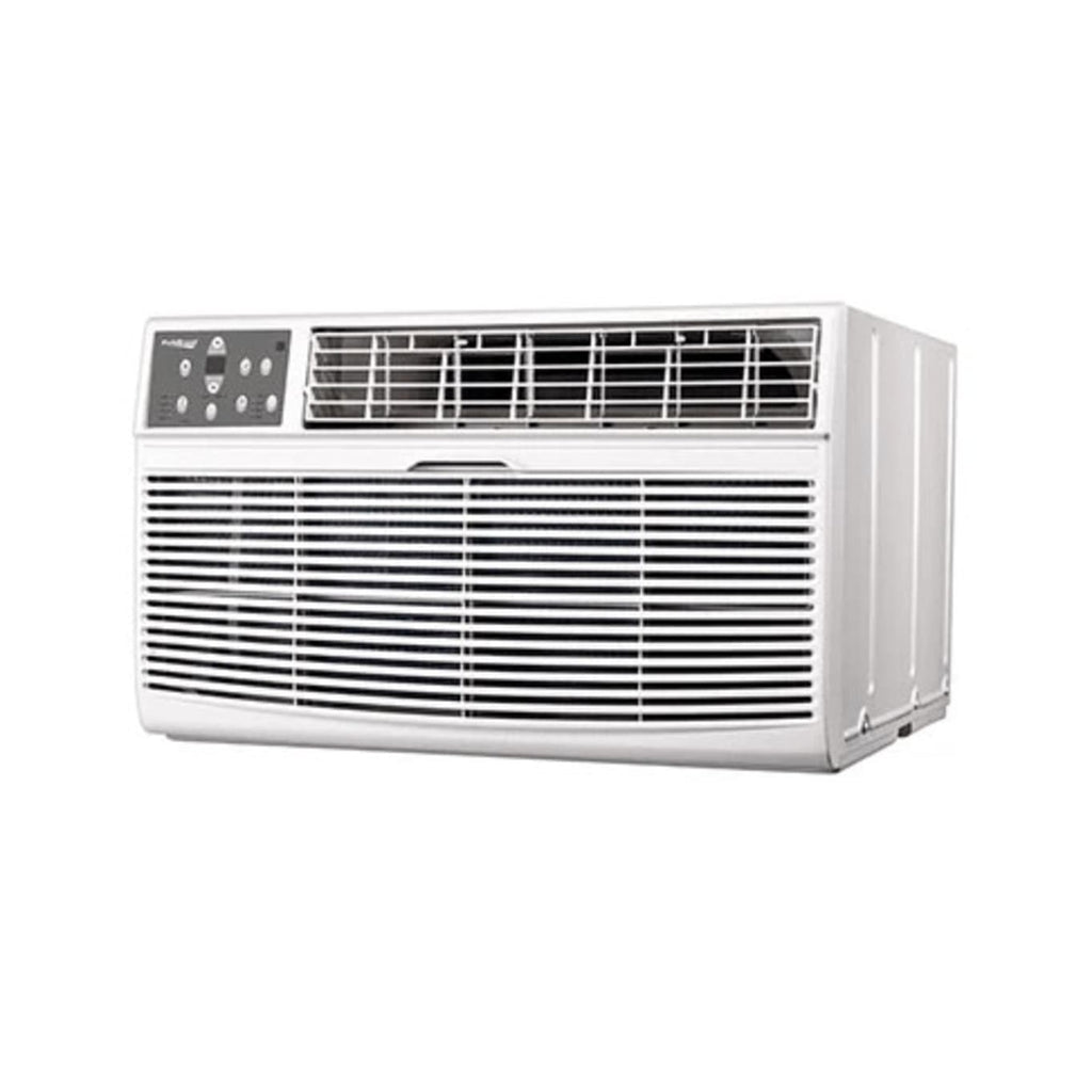 Koldfront 12,000 BTU 115 Volt Through-the-Wall Air Conditioner and Wall Sleeve with Dehumidifier and Remote Control - WTC12002WCO115VSLV