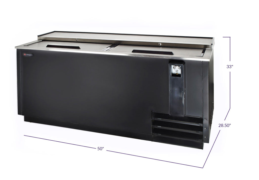 Kegco Commercial Deep Well Bottle Cooler - 18 cu. ft. Capacity - XCD-2650B