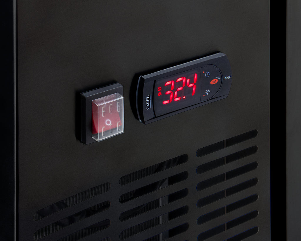 Kegco 49" Wide Dual Tap Black Commercial Kegerator Model: XCK-2448B