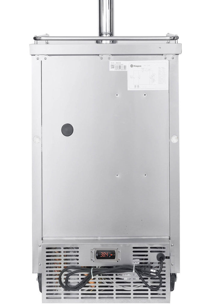 Kegco 24" Wide Homebrew Triple Tap All Stainless Steel Commercial Kegerator - HBK1XS-3