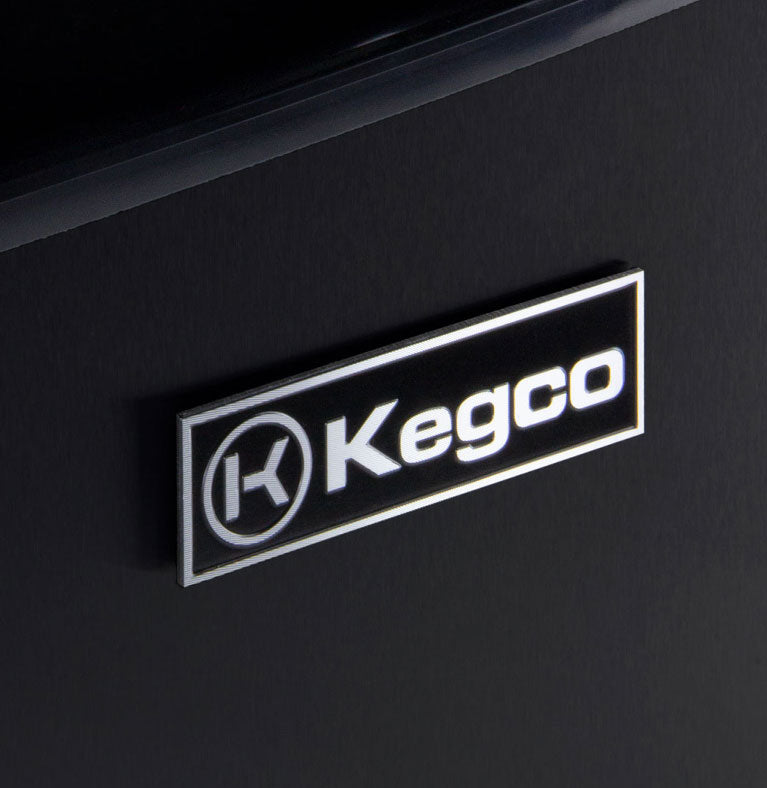 Kegco 24" Wide Black Commercial/Residential Kegerator - Cabinet Only - ZCK-163B