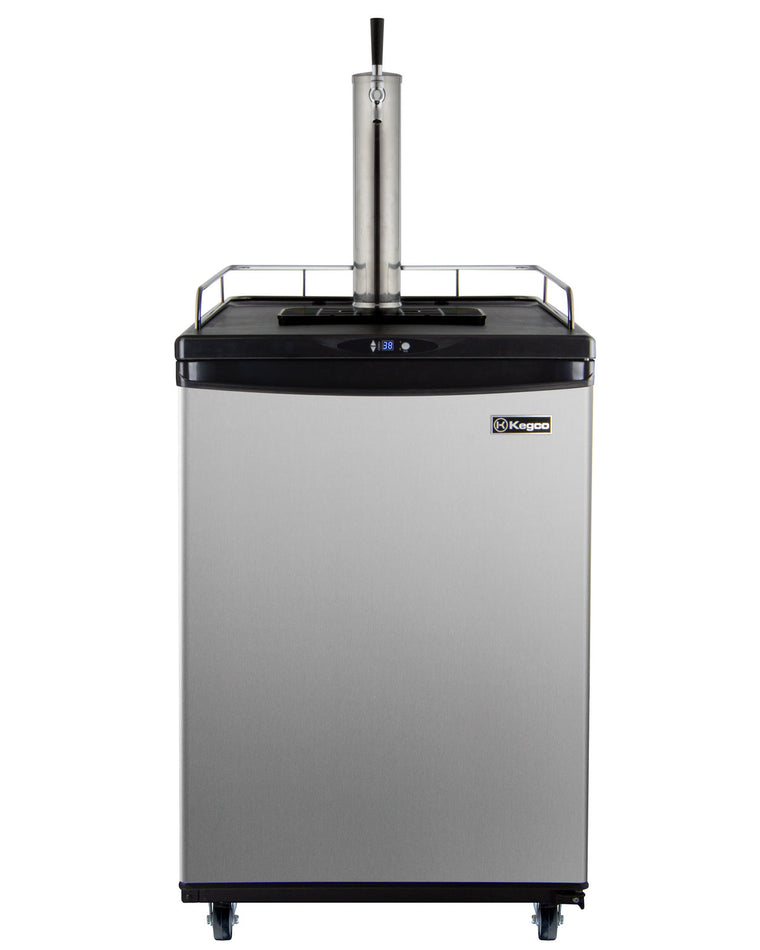 Kegco 24" Wide Stainless Steel Commercial/Residential Kegerator - Cabinet Only - KC ZCK-163S